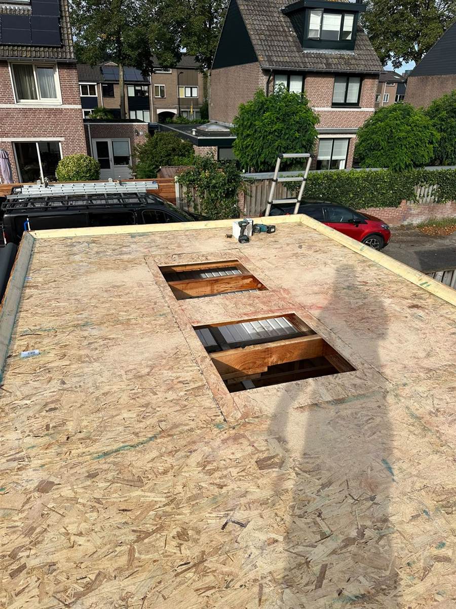 EPDM dak vervangen door duurzaam bitumen